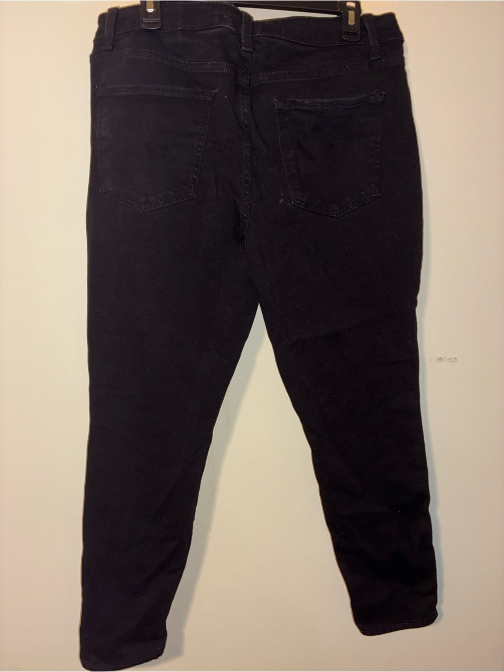 Time and Tru Women's Slim Straight Black Jeans